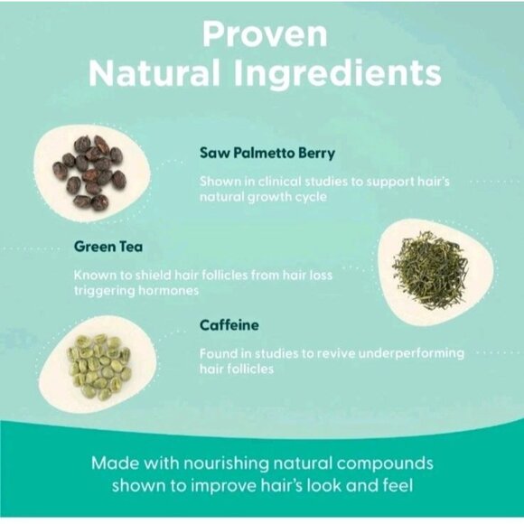 Shapiro MD Hair Loss Shampoo and Leave in Conditioner, All-Natural DHT Blockers - Picture 3 of 3